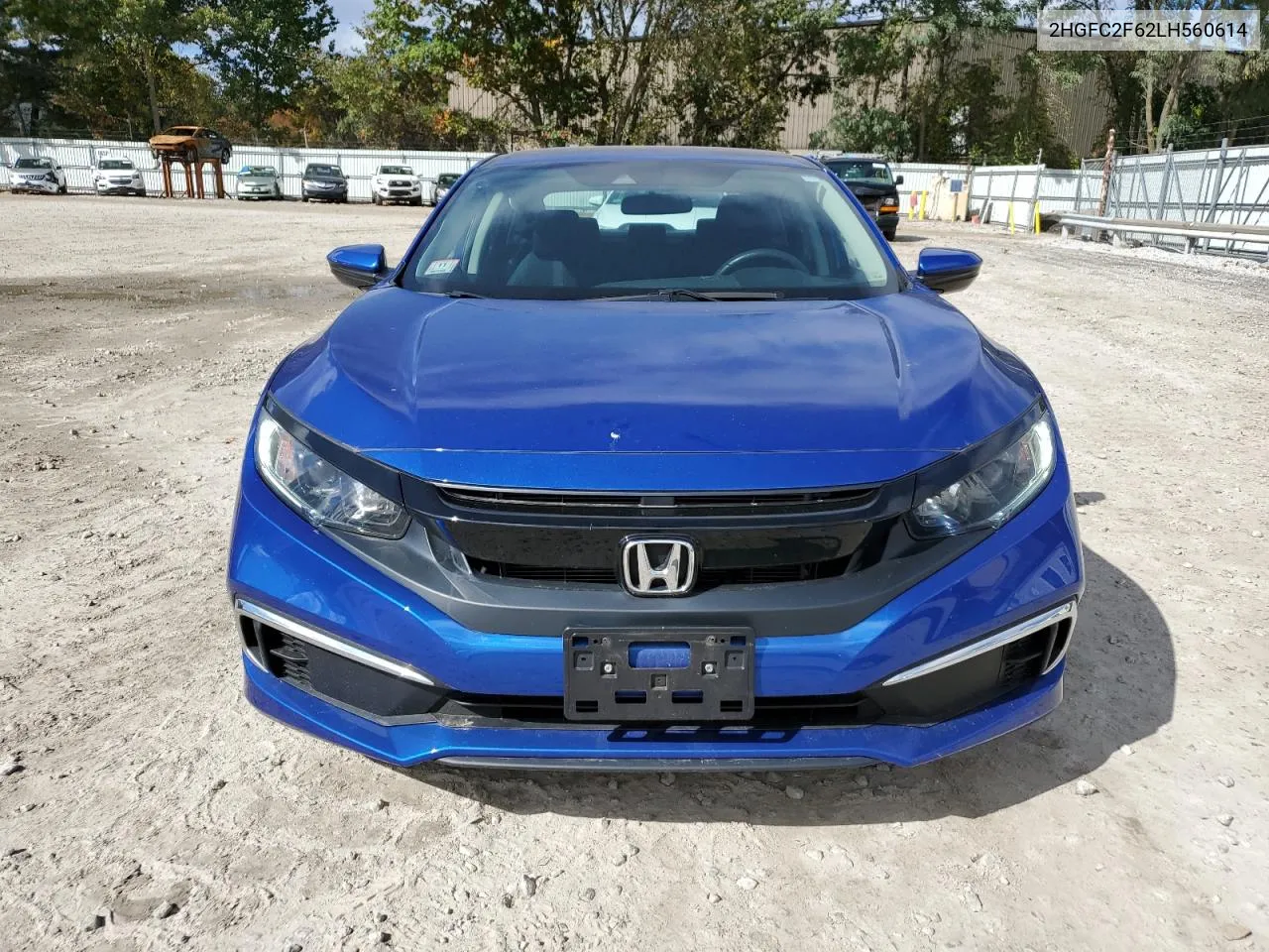 2020 Honda Civic Lx VIN: 2HGFC2F62LH560614 Lot: 75539784