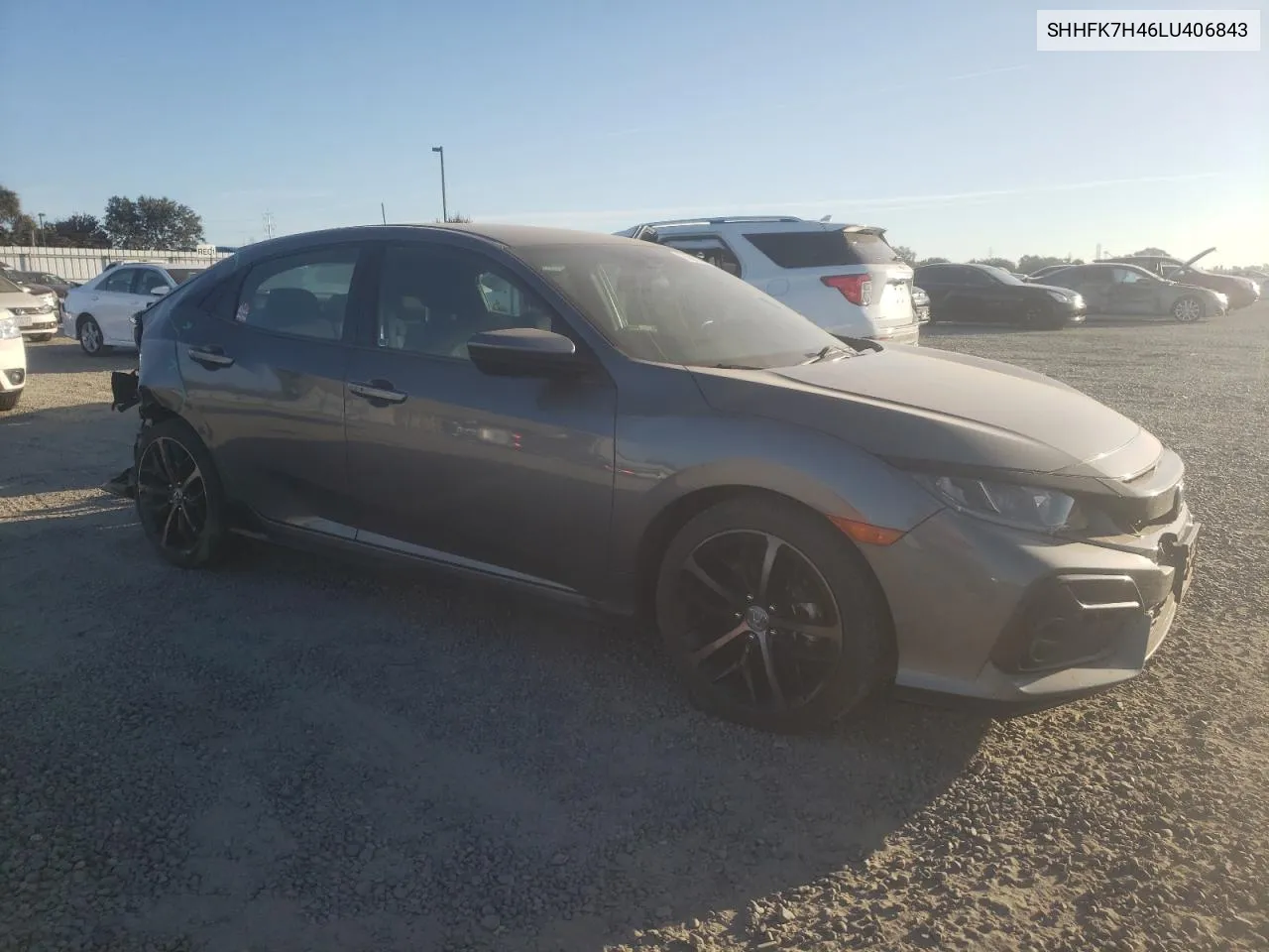 2020 Honda Civic Sport VIN: SHHFK7H46LU406843 Lot: 75616364