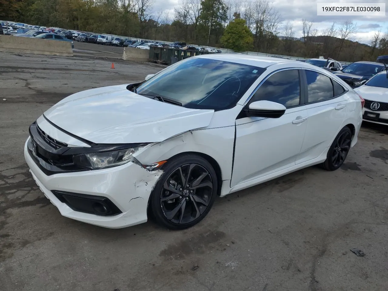 19XFC2F87LE030098 2020 Honda Civic Sport