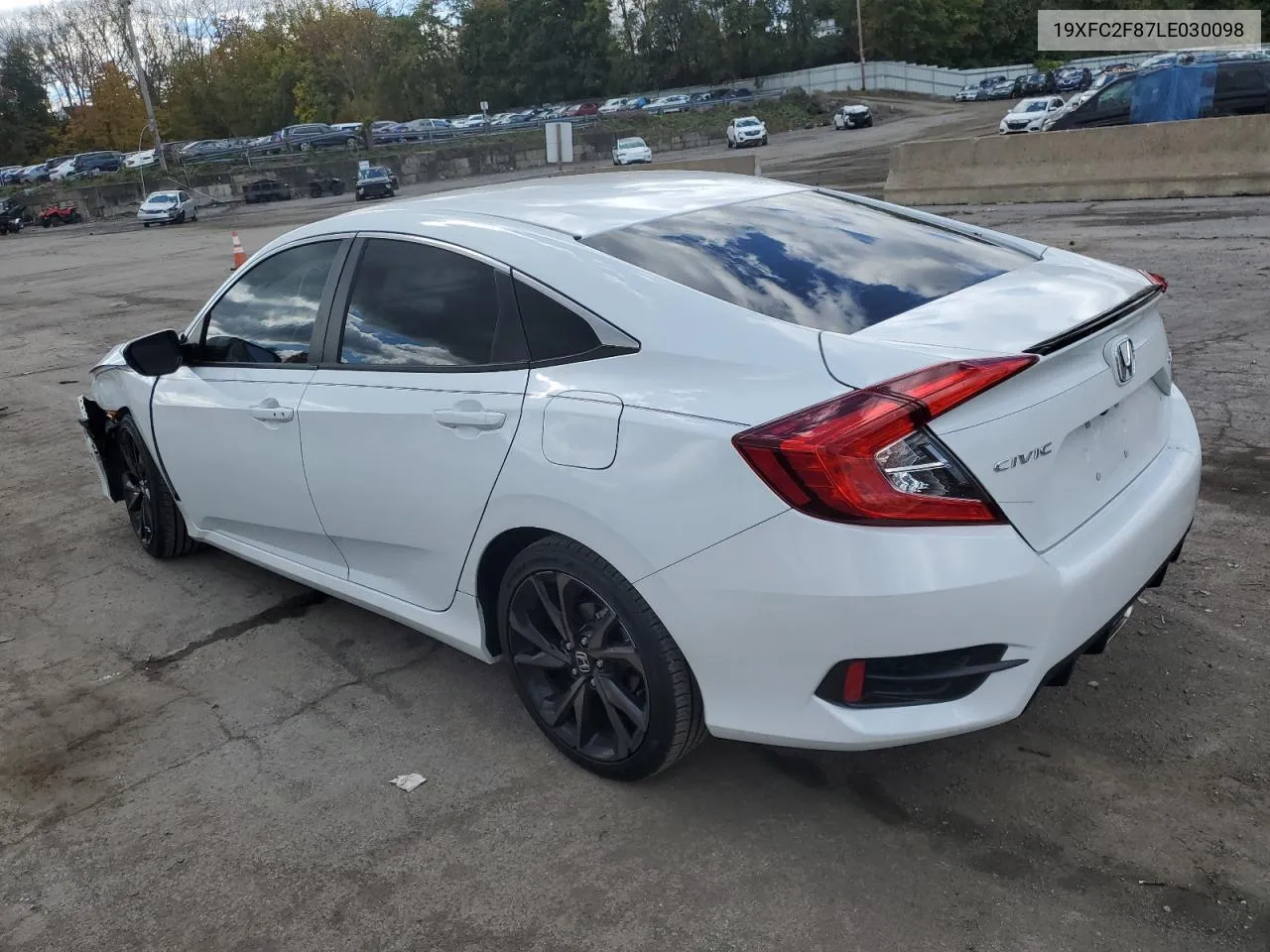 2020 Honda Civic Sport VIN: 19XFC2F87LE030098 Lot: 75808174