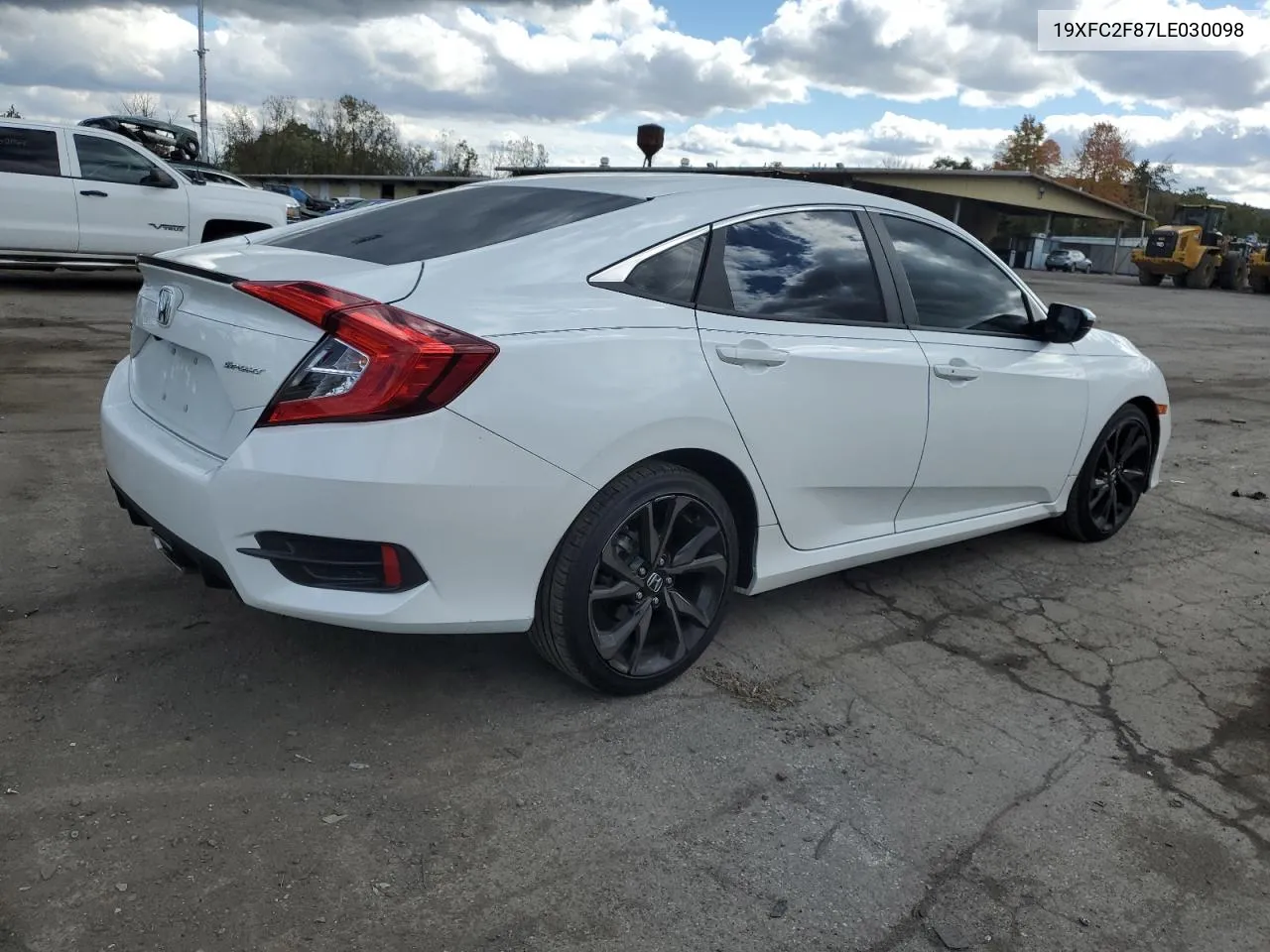 2020 Honda Civic Sport VIN: 19XFC2F87LE030098 Lot: 75808174