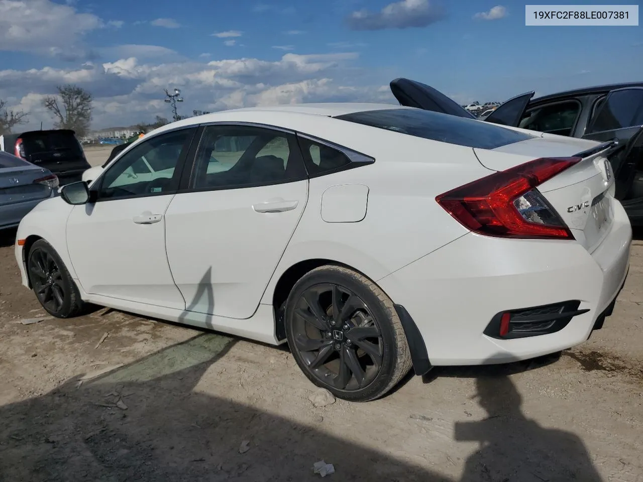 2020 Honda Civic Sport VIN: 19XFC2F88LE007381 Lot: 76051684