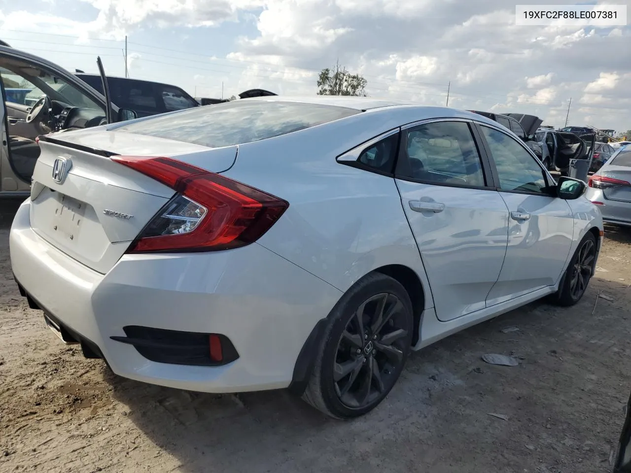 19XFC2F88LE007381 2020 Honda Civic Sport