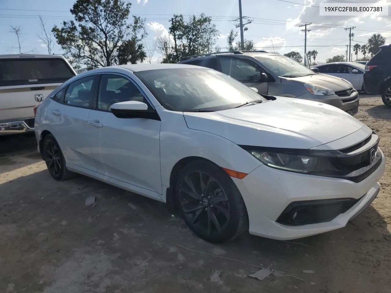 19XFC2F88LE007381 2020 Honda Civic Sport