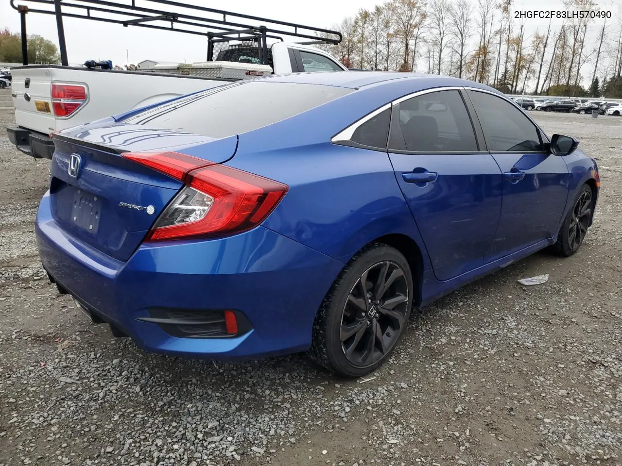 2HGFC2F83LH570490 2020 Honda Civic Sport