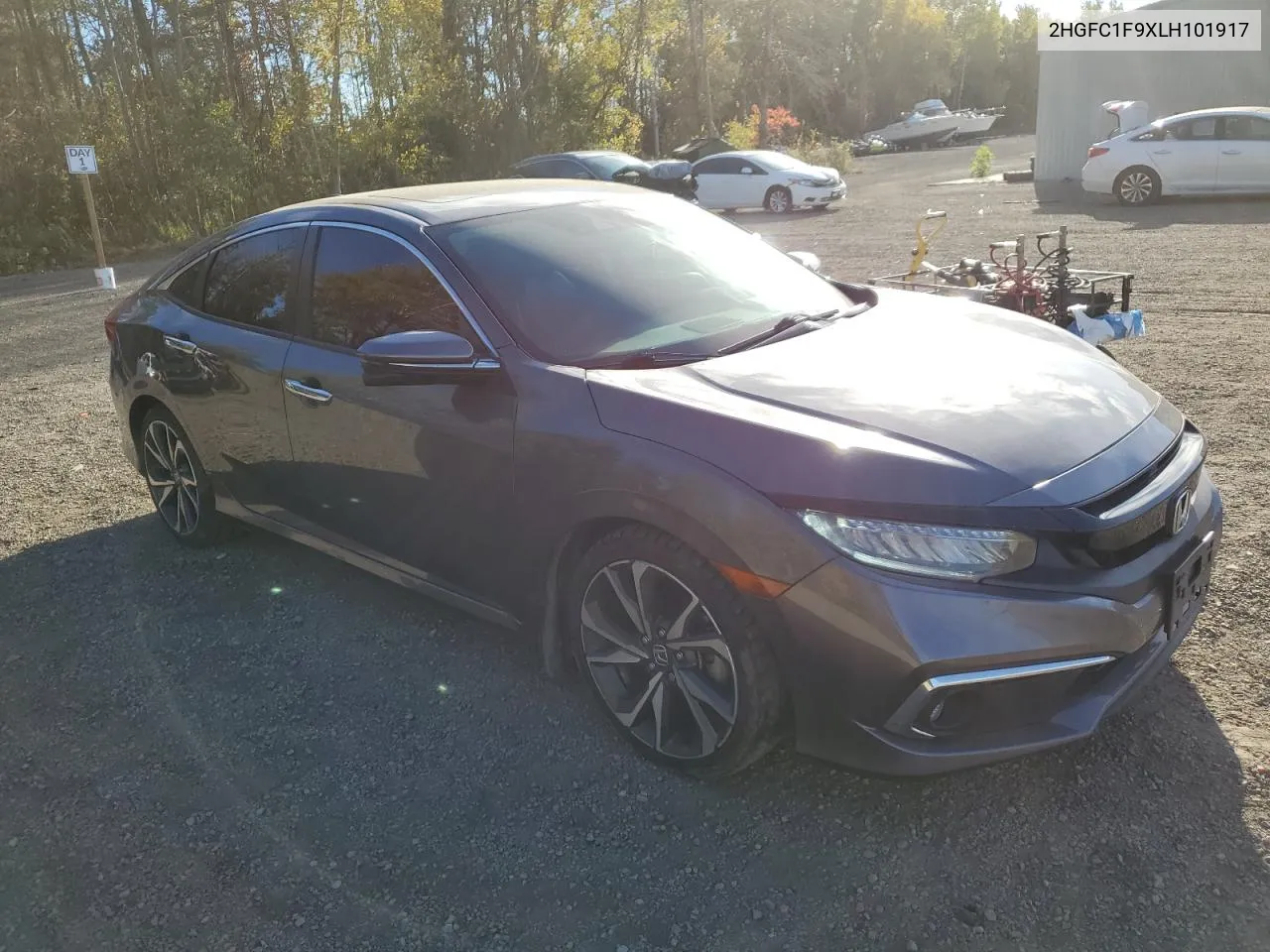 2020 Honda Civic Touring VIN: 2HGFC1F9XLH101917 Lot: 76135144