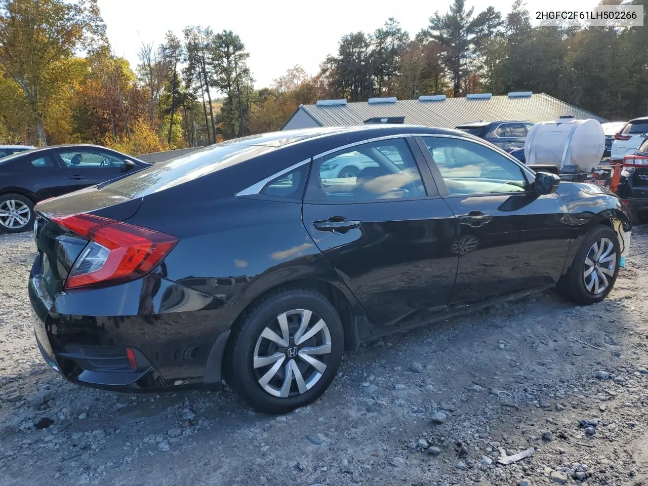 2020 Honda Civic Lx VIN: 2HGFC2F61LH502266 Lot: 76153354