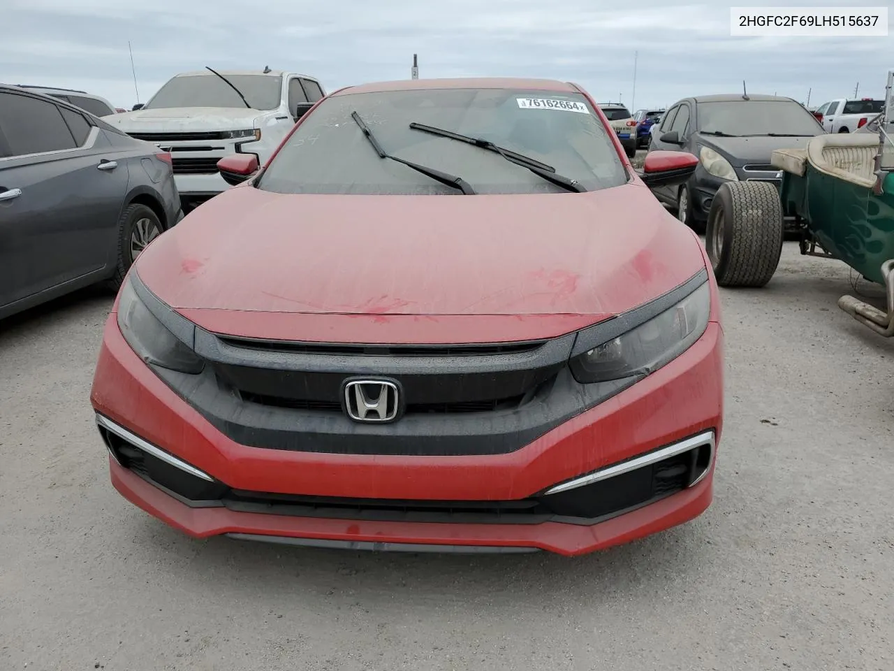 2020 Honda Civic Lx VIN: 2HGFC2F69LH515637 Lot: 76162664