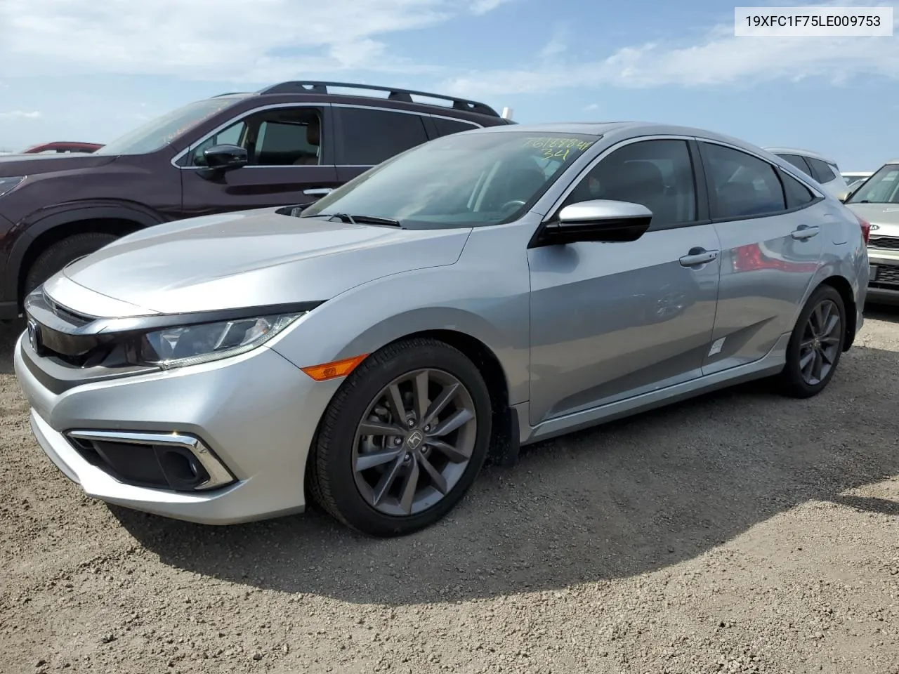 2020 Honda Civic Exl VIN: 19XFC1F75LE009753 Lot: 76188844