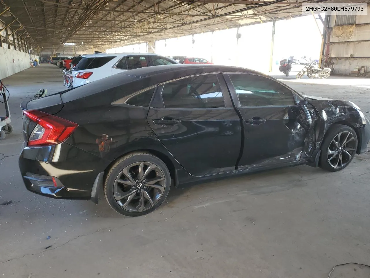 2020 Honda Civic Sport VIN: 2HGFC2F80LH579793 Lot: 76197024