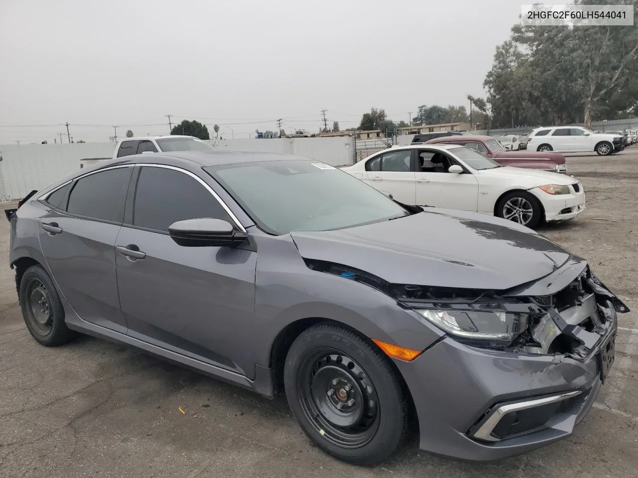 2020 Honda Civic Lx VIN: 2HGFC2F60LH544041 Lot: 76299774