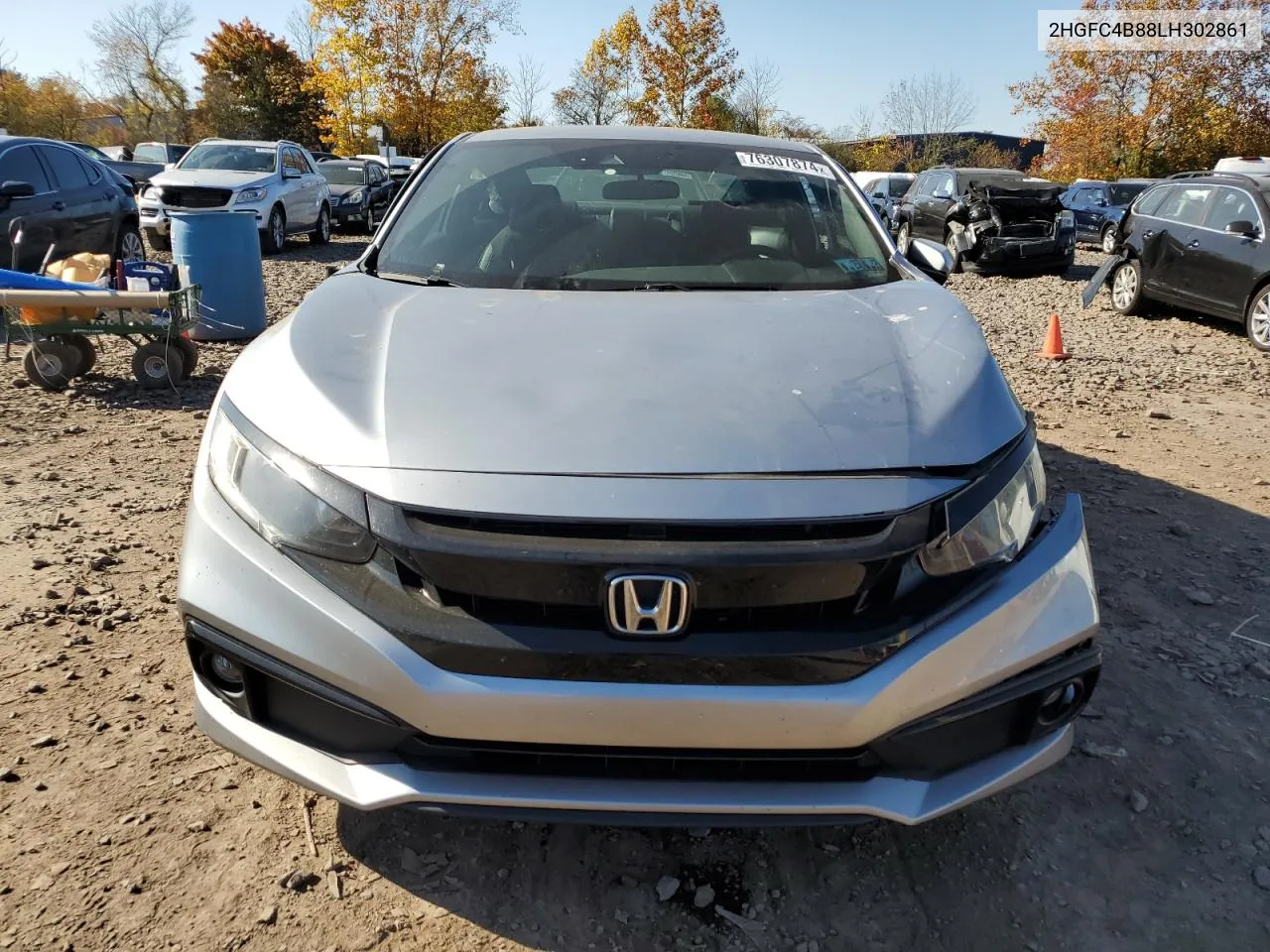 2020 Honda Civic Sport VIN: 2HGFC4B88LH302861 Lot: 76307874