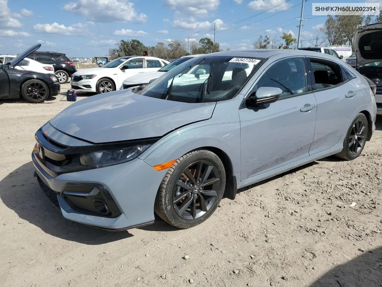 2020 Honda Civic Ex VIN: SHHFK7H60LU202394 Lot: 76347704