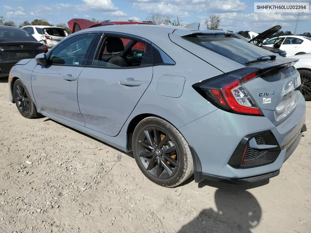 2020 Honda Civic Ex VIN: SHHFK7H60LU202394 Lot: 76347704