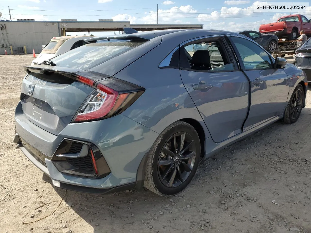 2020 Honda Civic Ex VIN: SHHFK7H60LU202394 Lot: 76347704