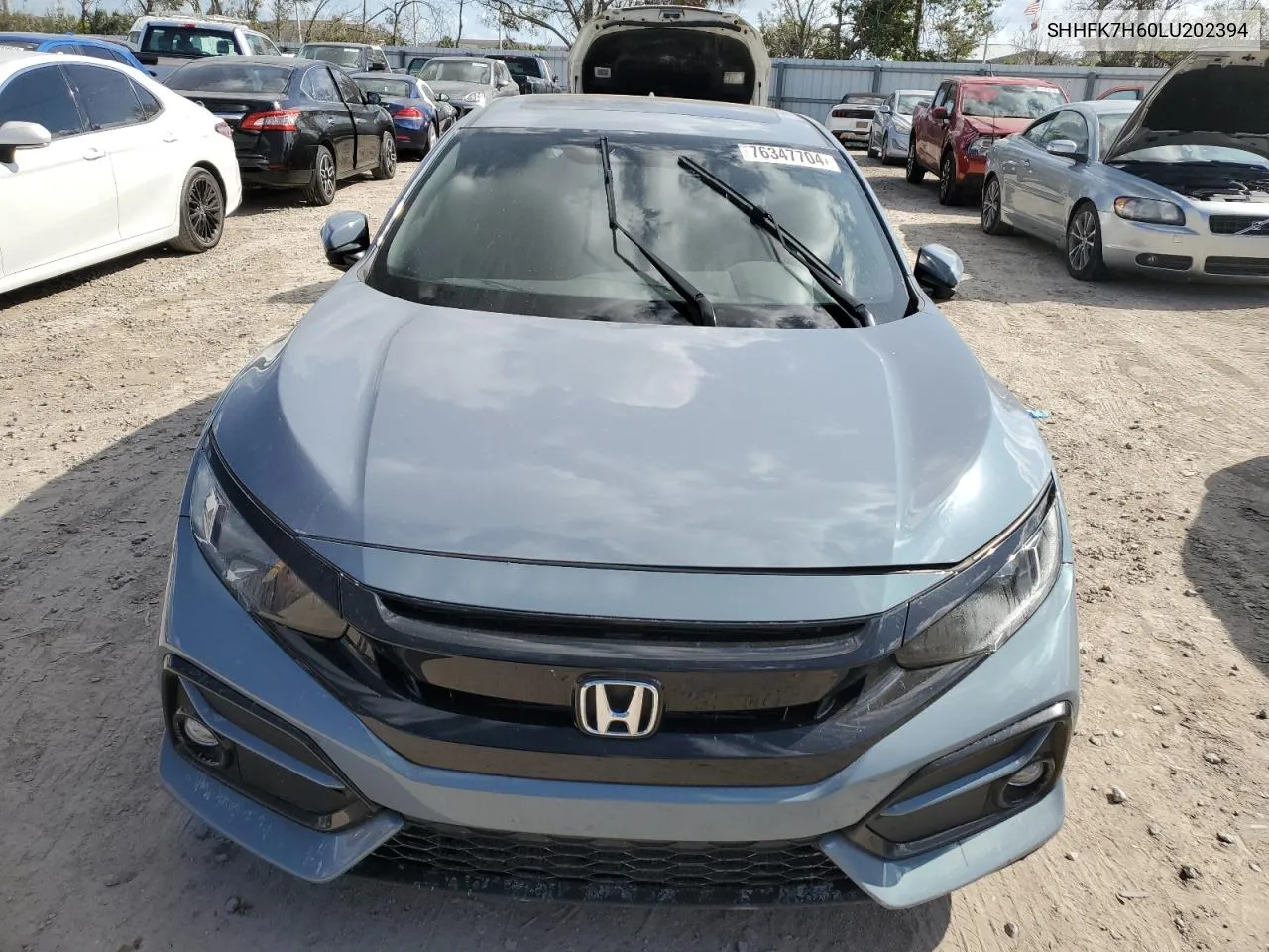 2020 Honda Civic Ex VIN: SHHFK7H60LU202394 Lot: 76347704