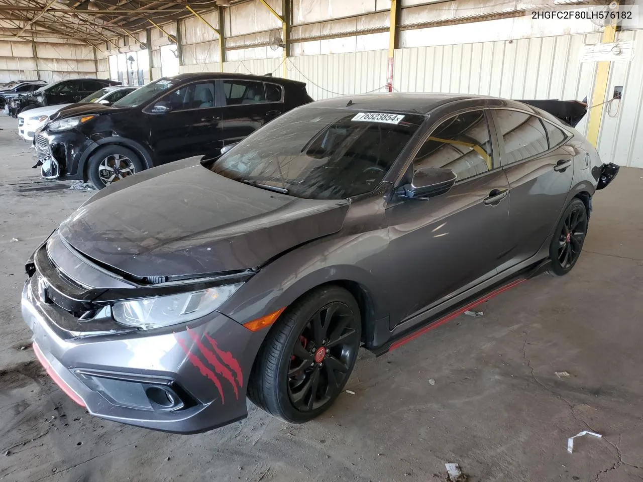 2HGFC2F80LH576182 2020 Honda Civic Sport