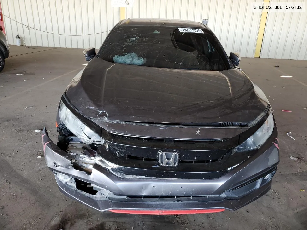 2020 Honda Civic Sport VIN: 2HGFC2F80LH576182 Lot: 76523854