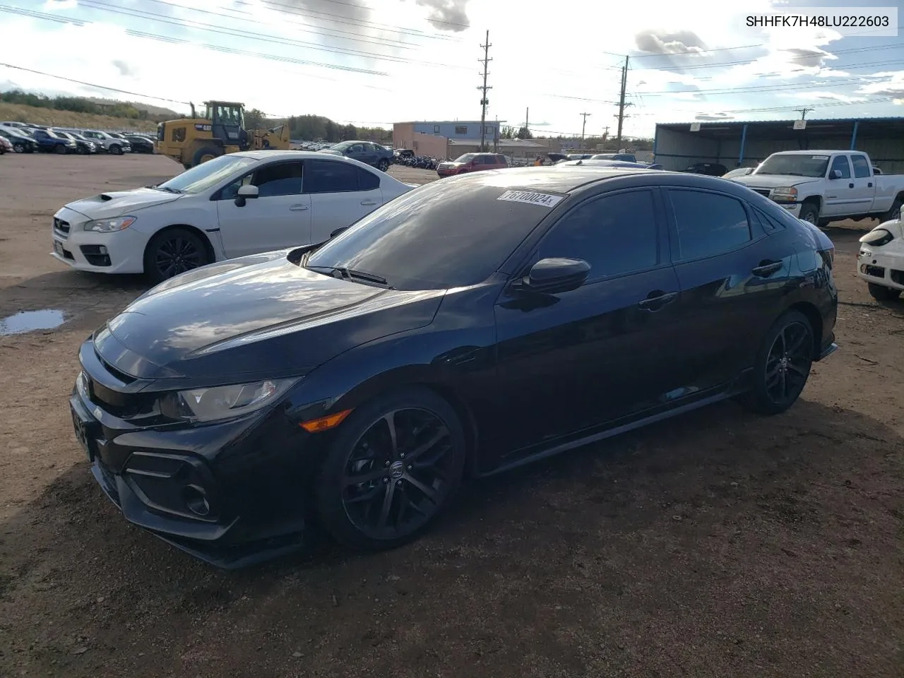 2020 Honda Civic Sport VIN: SHHFK7H48LU222603 Lot: 76700024