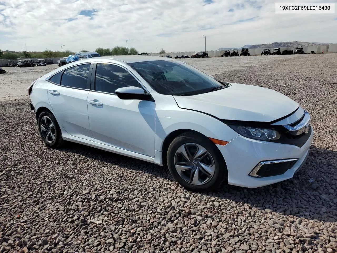 2020 Honda Civic Lx VIN: 19XFC2F69LE016430 Lot: 76749124