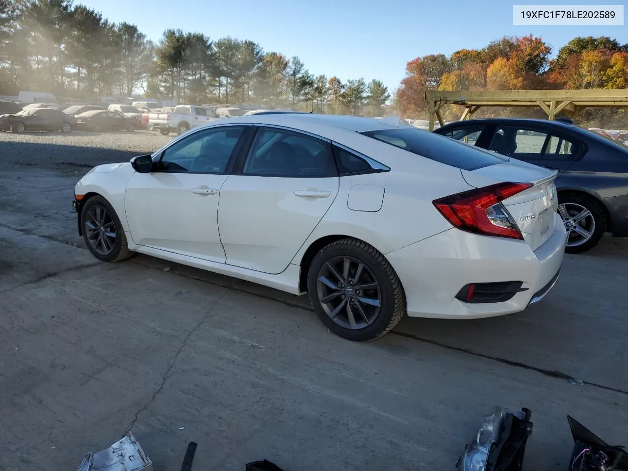 2020 Honda Civic Exl VIN: 19XFC1F78LE202589 Lot: 76763354