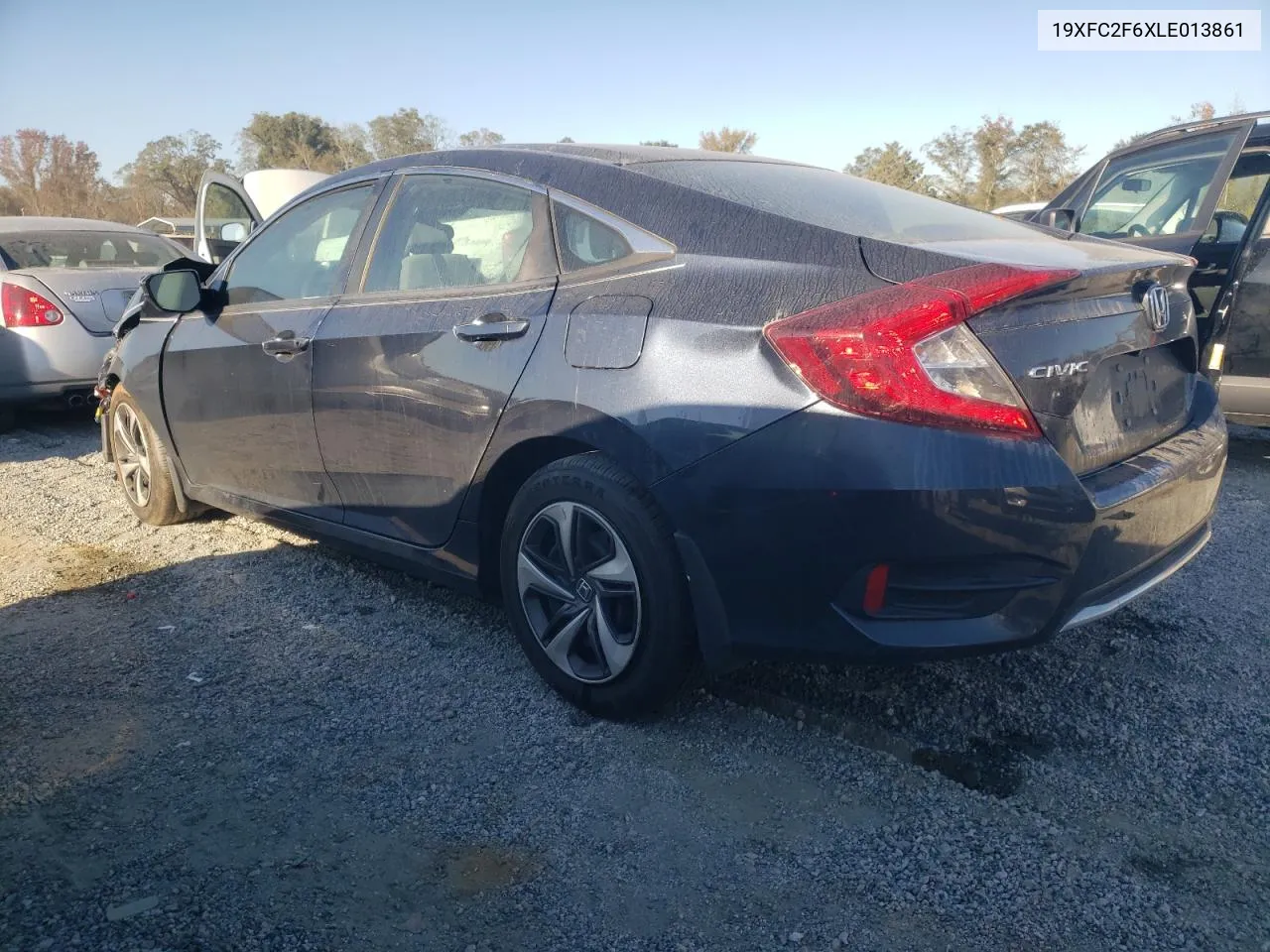 2020 Honda Civic Lx VIN: 19XFC2F6XLE013861 Lot: 76804894