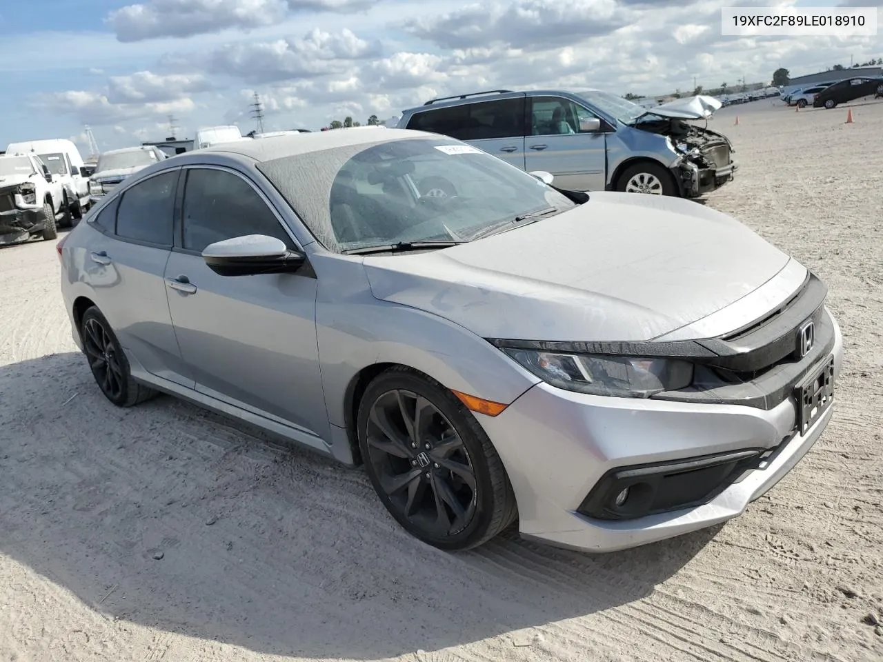 2020 Honda Civic Sport VIN: 19XFC2F89LE018910 Lot: 76830144