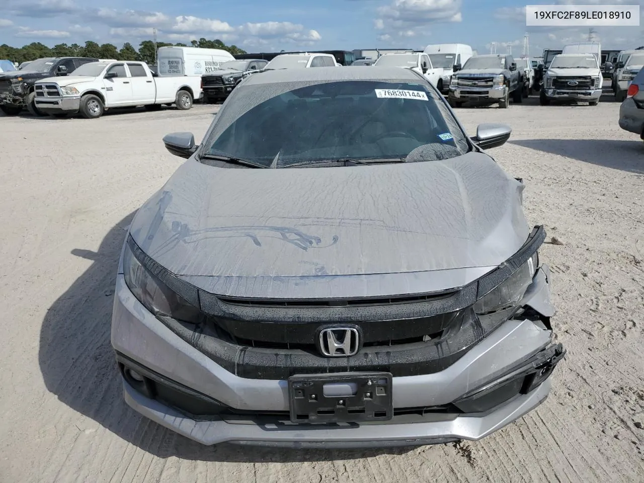 2020 Honda Civic Sport VIN: 19XFC2F89LE018910 Lot: 76830144