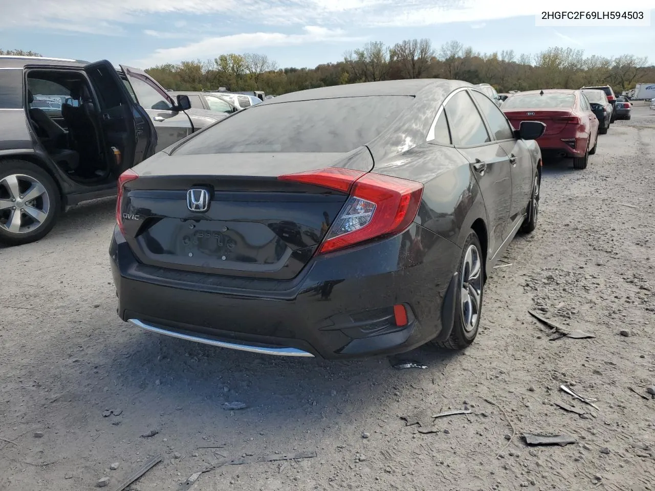 2020 Honda Civic Lx VIN: 2HGFC2F69LH594503 Lot: 76904574