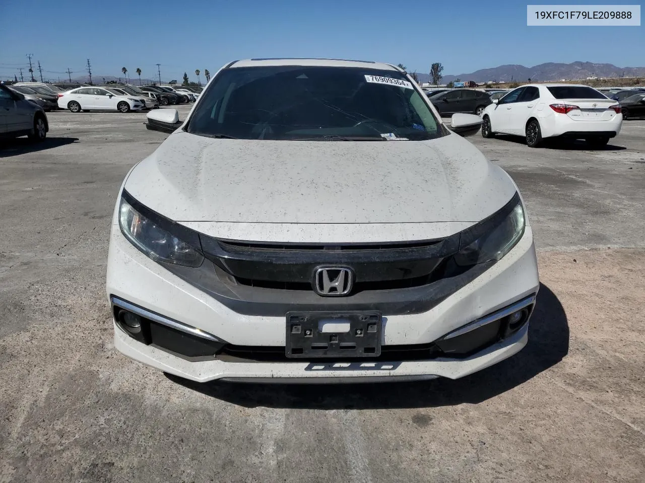 2020 Honda Civic Exl VIN: 19XFC1F79LE209888 Lot: 76909364