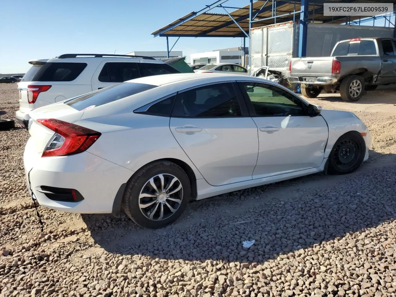 2020 Honda Civic Lx VIN: 19XFC2F67LE009539 Lot: 76921794