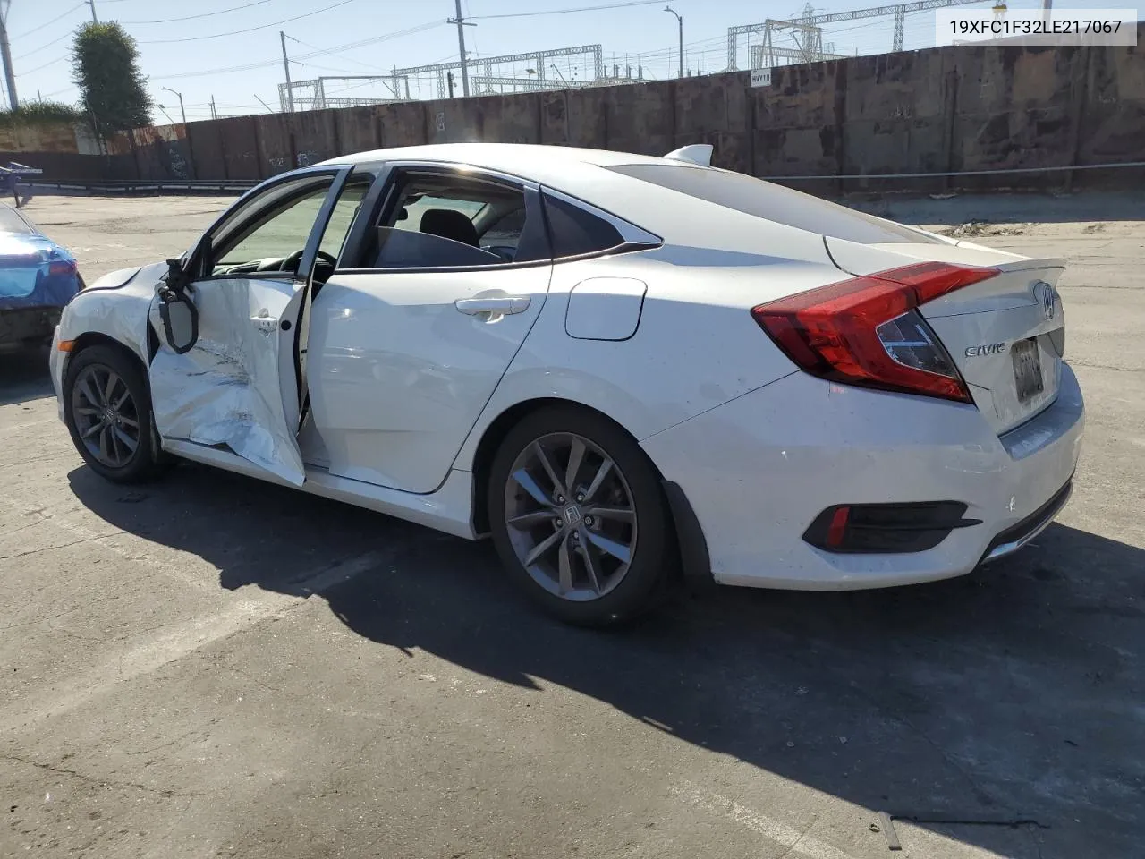 2020 Honda Civic Ex VIN: 19XFC1F32LE217067 Lot: 76927714