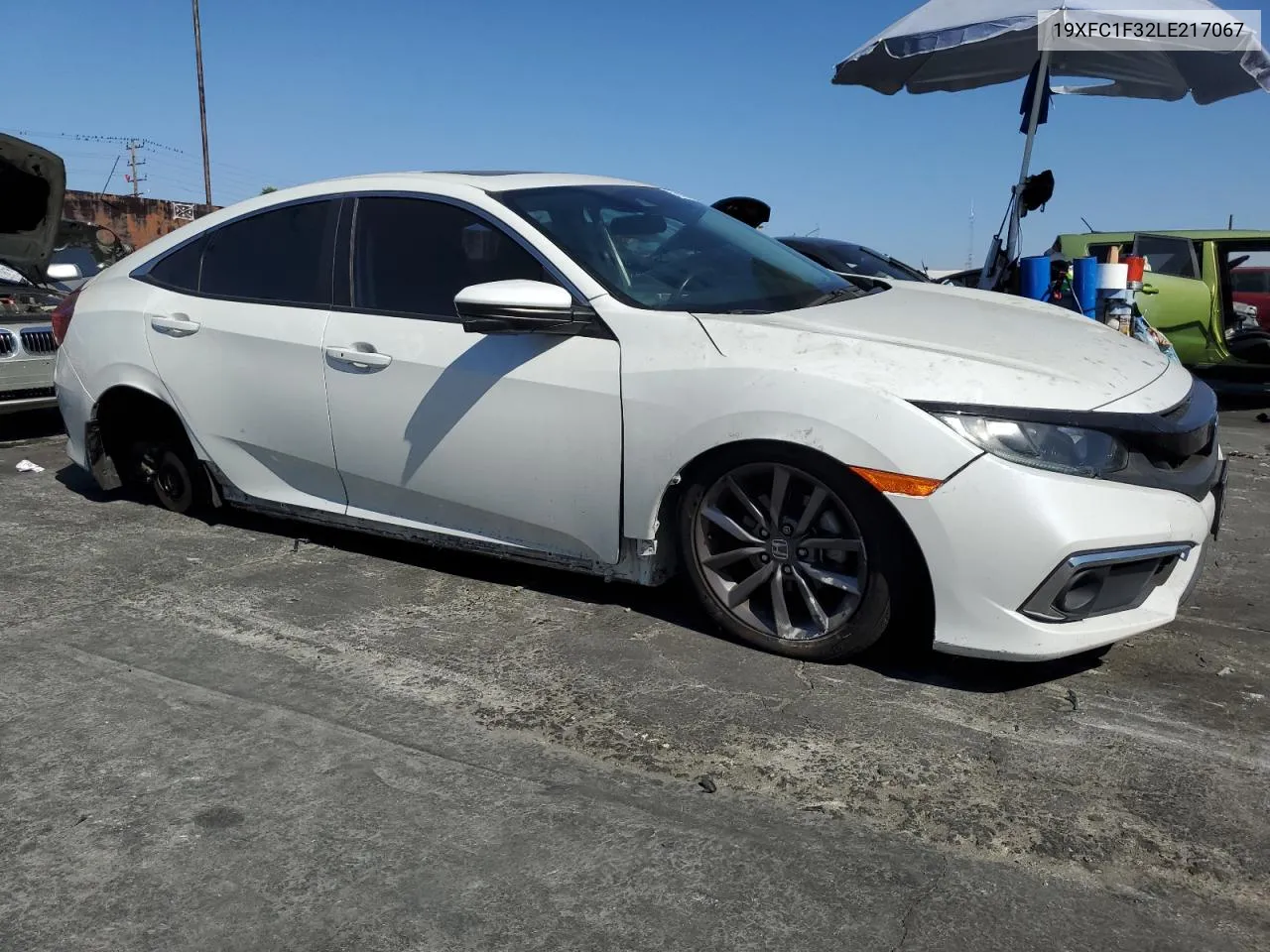 2020 Honda Civic Ex VIN: 19XFC1F32LE217067 Lot: 76927714