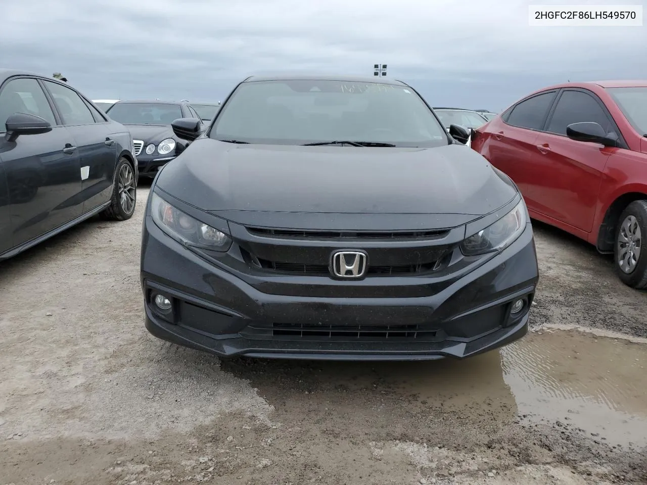 2020 Honda Civic Sport VIN: 2HGFC2F86LH549570 Lot: 76998554