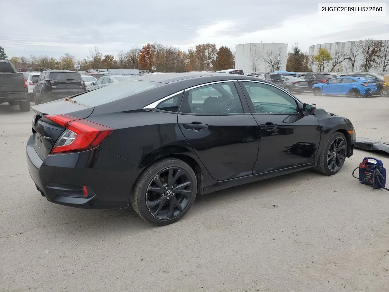 2020 Honda Civic Sport VIN: 2HGFC2F89LH572860 Lot: 77229474