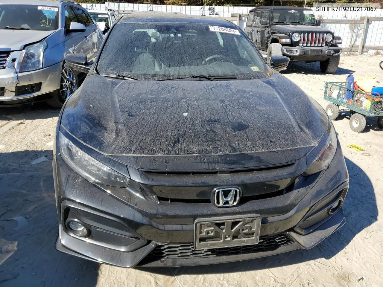 2020 Honda Civic Sport Touring VIN: SHHFK7H92LU217067 Lot: 77286504