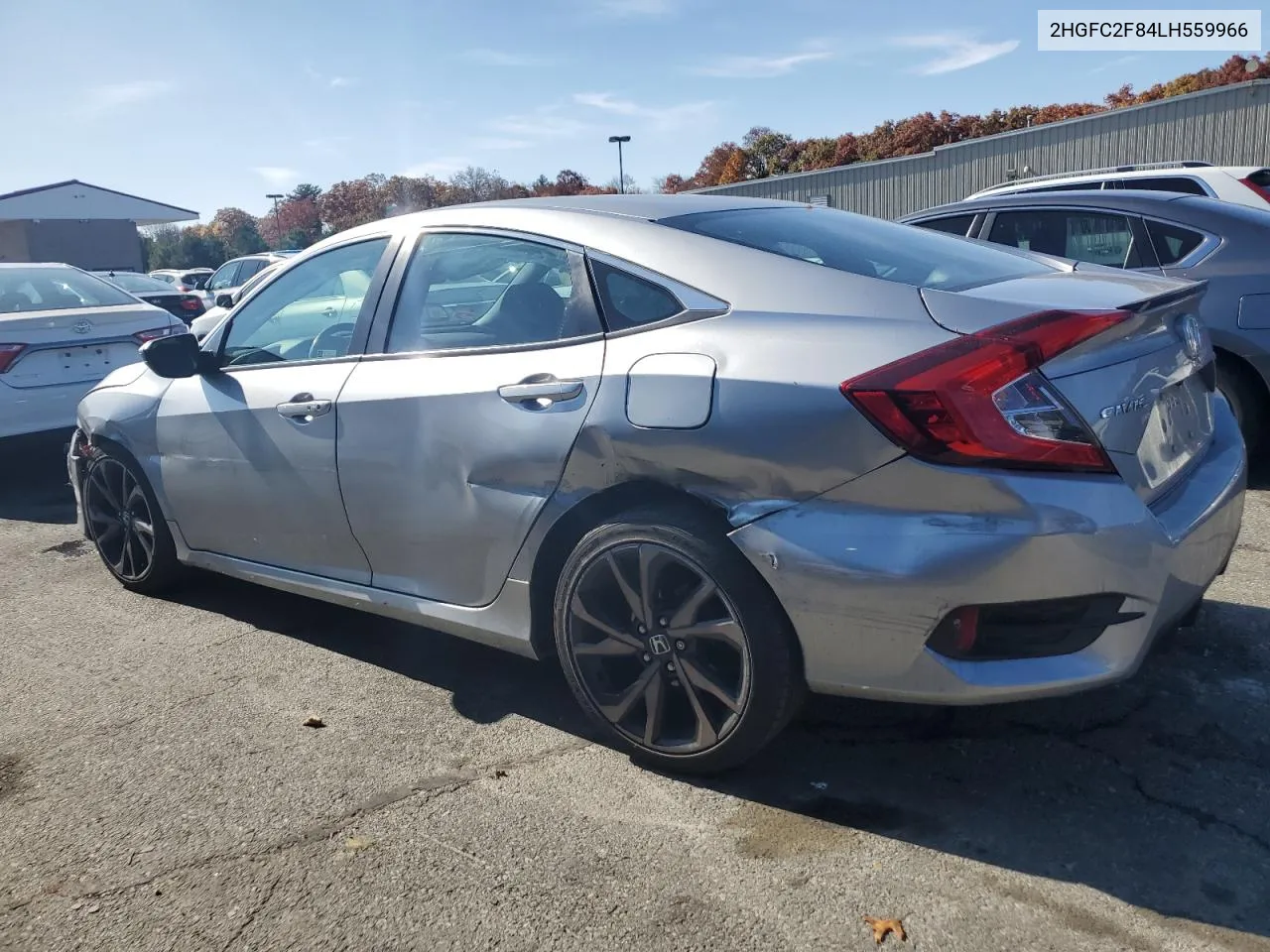 2020 Honda Civic Sport VIN: 2HGFC2F84LH559966 Lot: 77405534