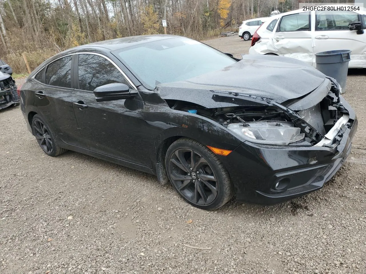 2020 Honda Civic Sport VIN: 2HGFC2F80LH012564 Lot: 77521204