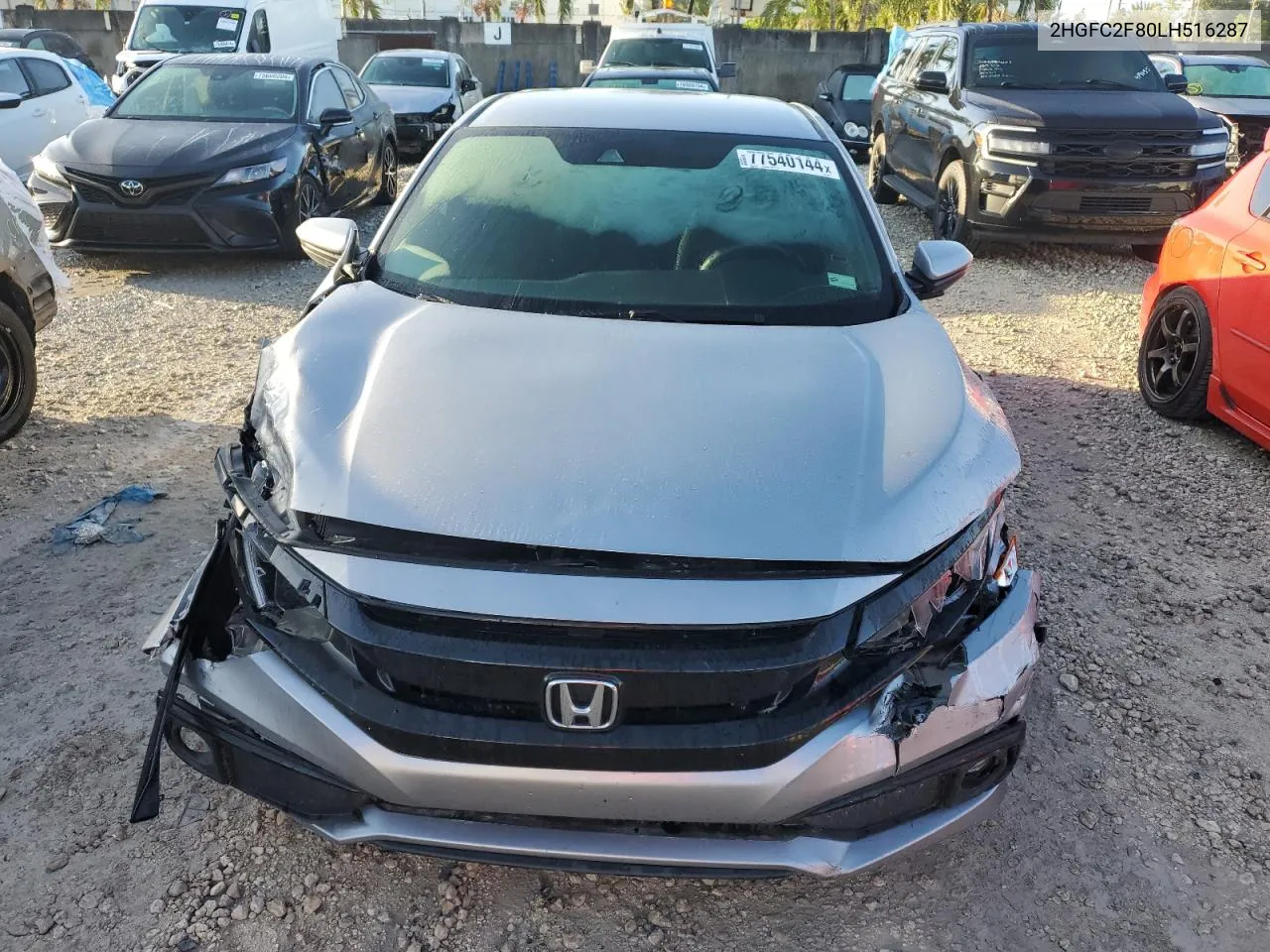 2HGFC2F80LH516287 2020 Honda Civic Sport