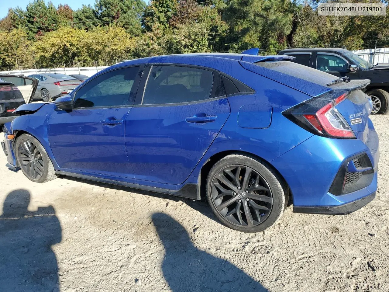 2020 Honda Civic Sport VIN: SHHFK7G48LU219301 Lot: 77696464