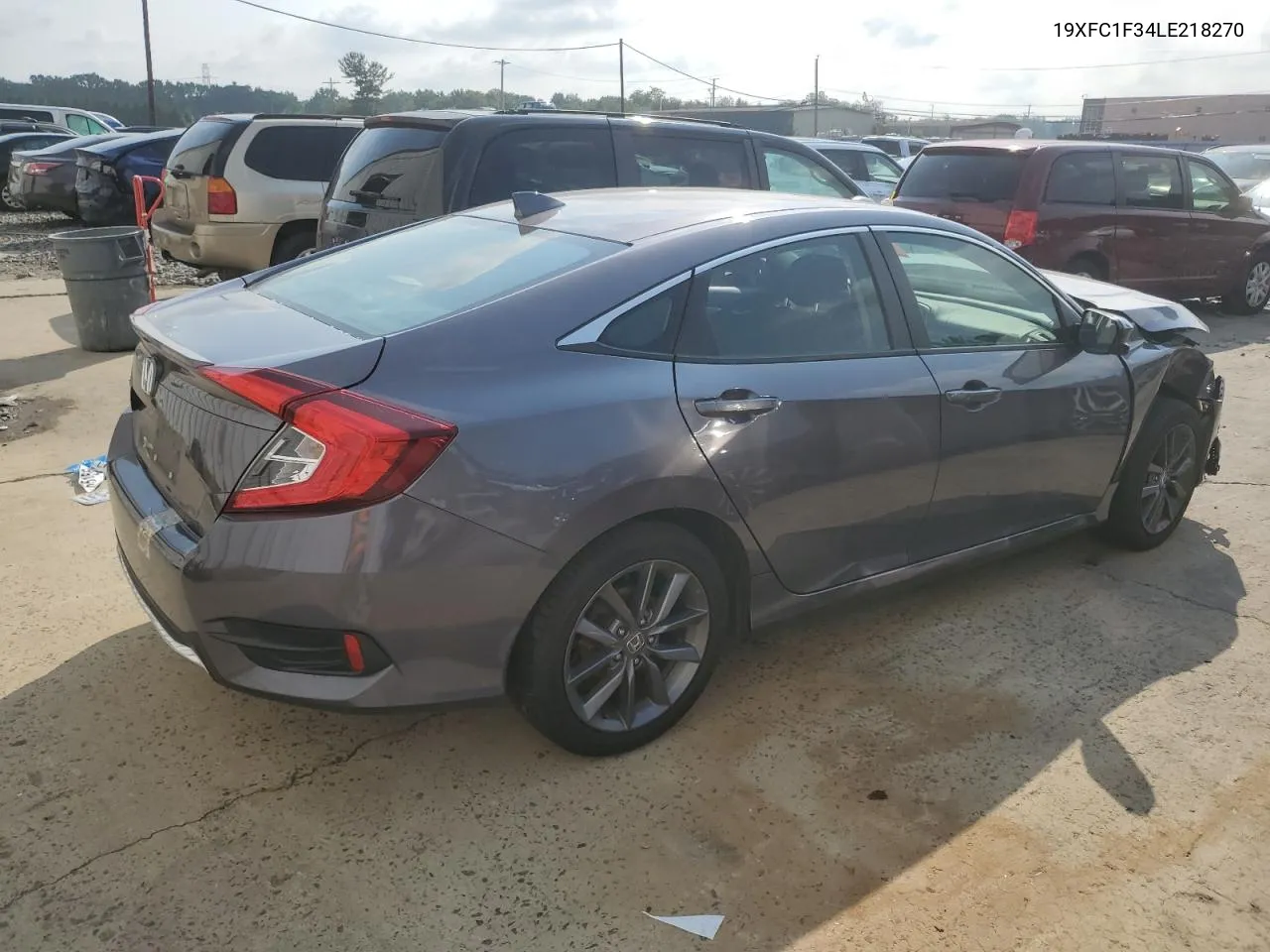 2020 Honda Civic Ex VIN: 19XFC1F34LE218270 Lot: 77791944