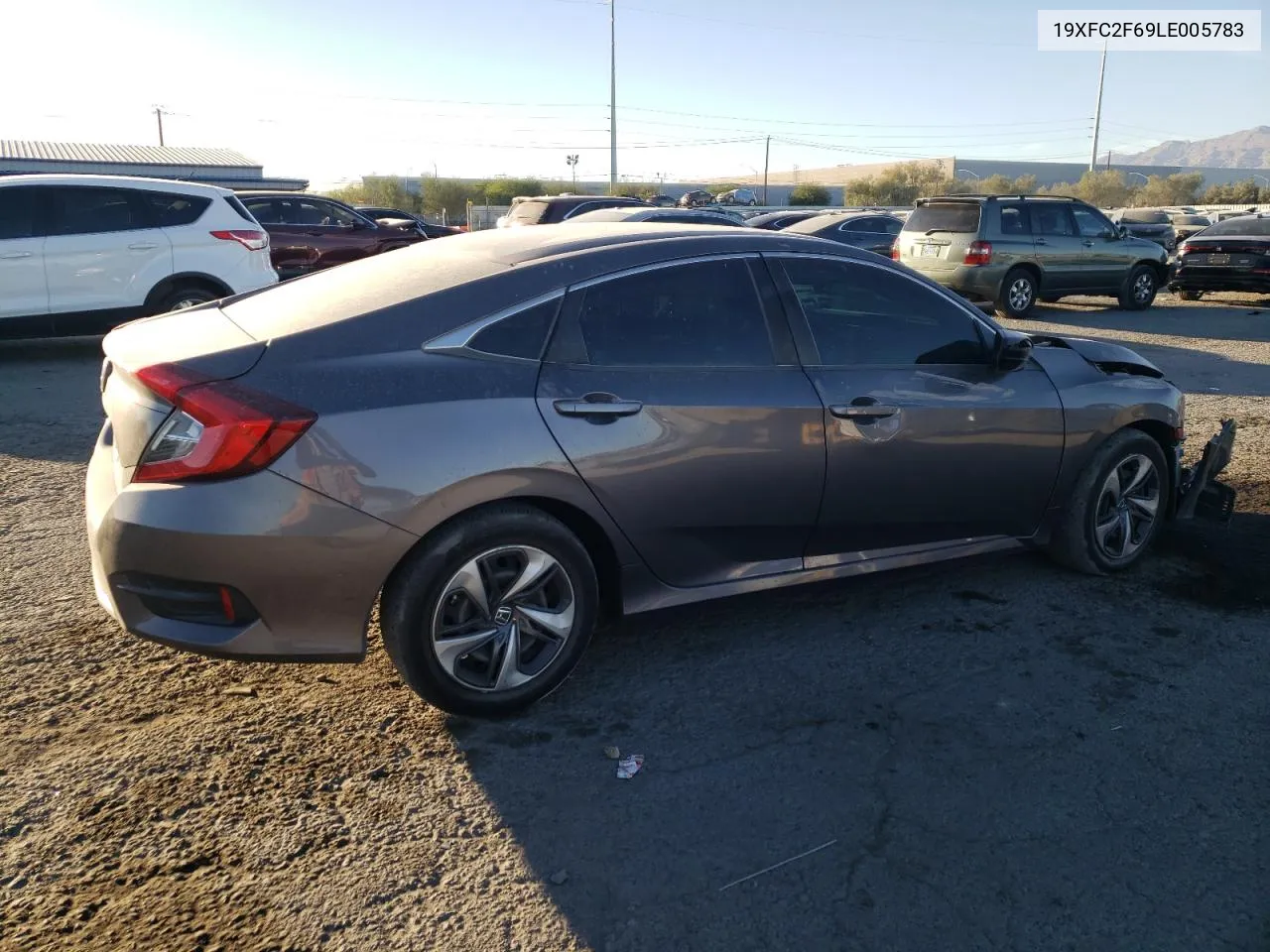 2020 Honda Civic Lx VIN: 19XFC2F69LE005783 Lot: 77800204