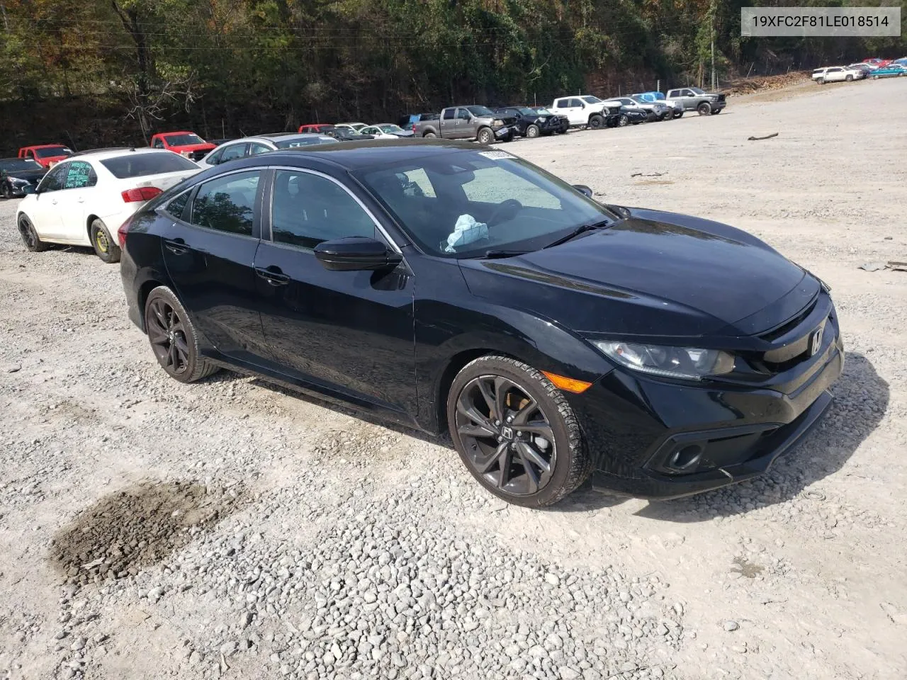 2020 Honda Civic Sport VIN: 19XFC2F81LE018514 Lot: 77826184