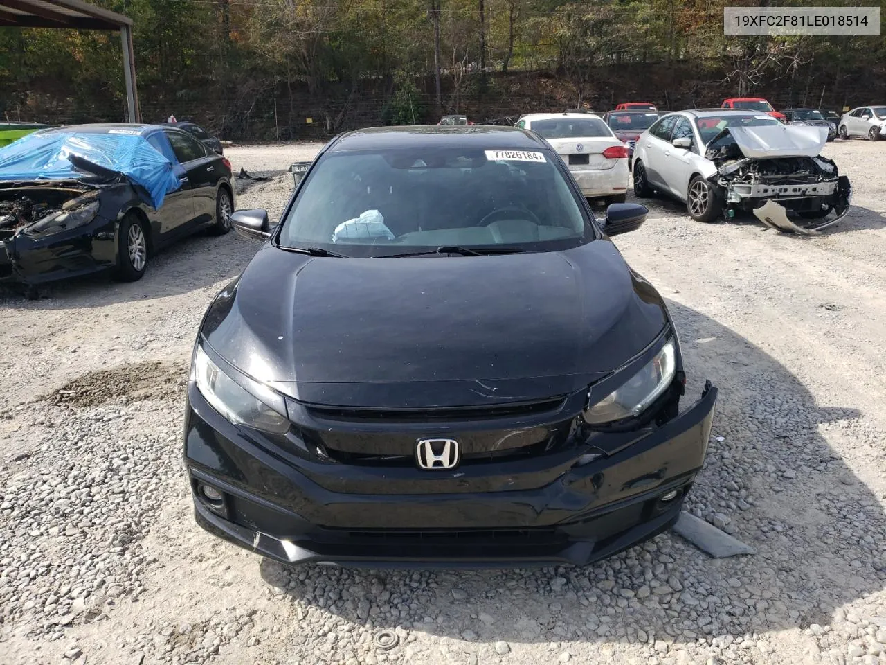 2020 Honda Civic Sport VIN: 19XFC2F81LE018514 Lot: 77826184