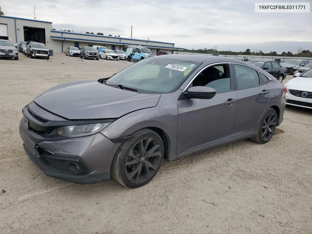 2020 Honda Civic Sport VIN: 19XFC2F88LE011771 Lot: 77862524