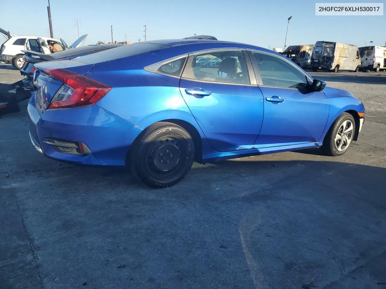 2020 Honda Civic Lx VIN: 2HGFC2F6XLH530017 Lot: 78088164