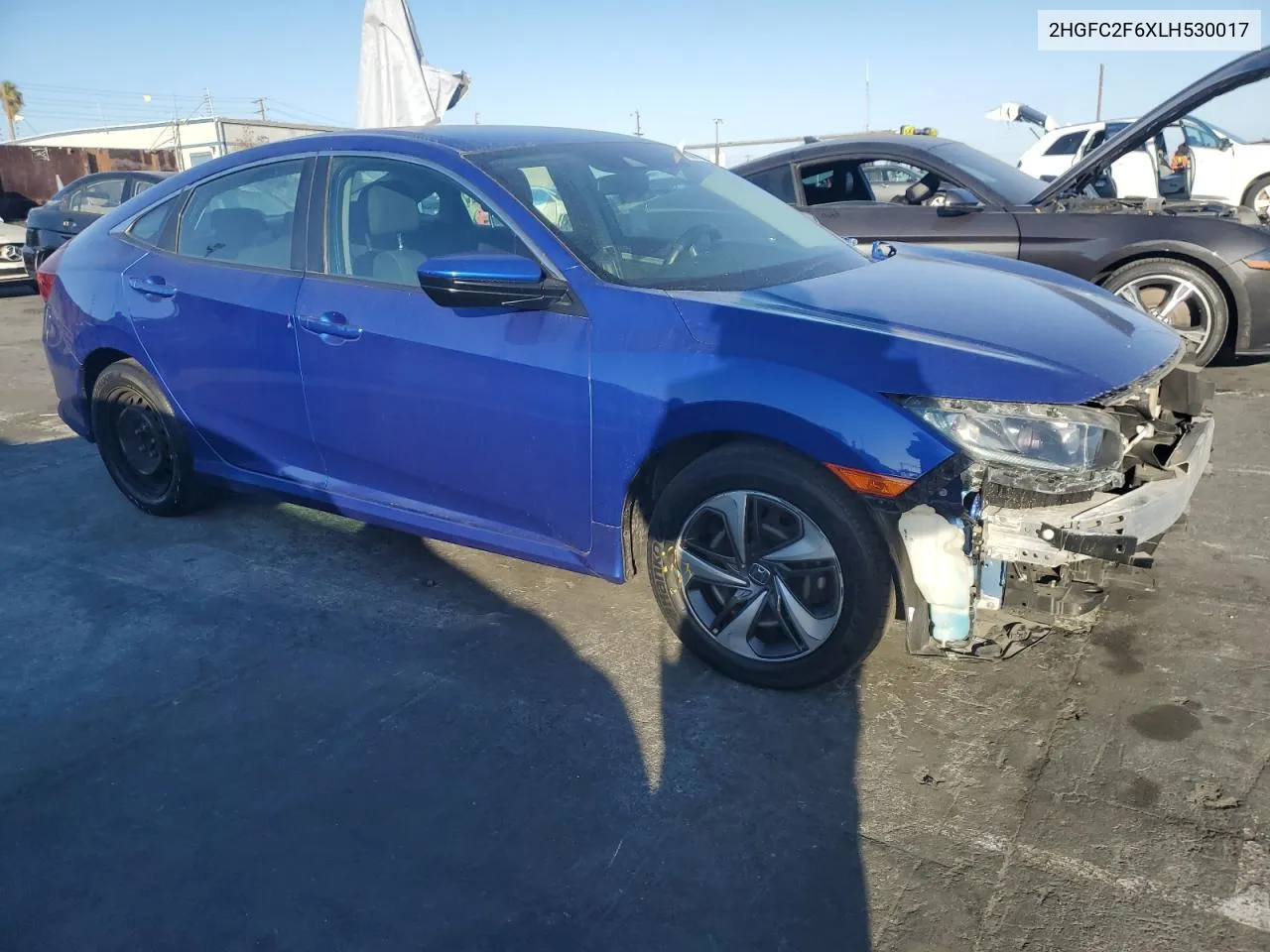 2020 Honda Civic Lx VIN: 2HGFC2F6XLH530017 Lot: 78088164