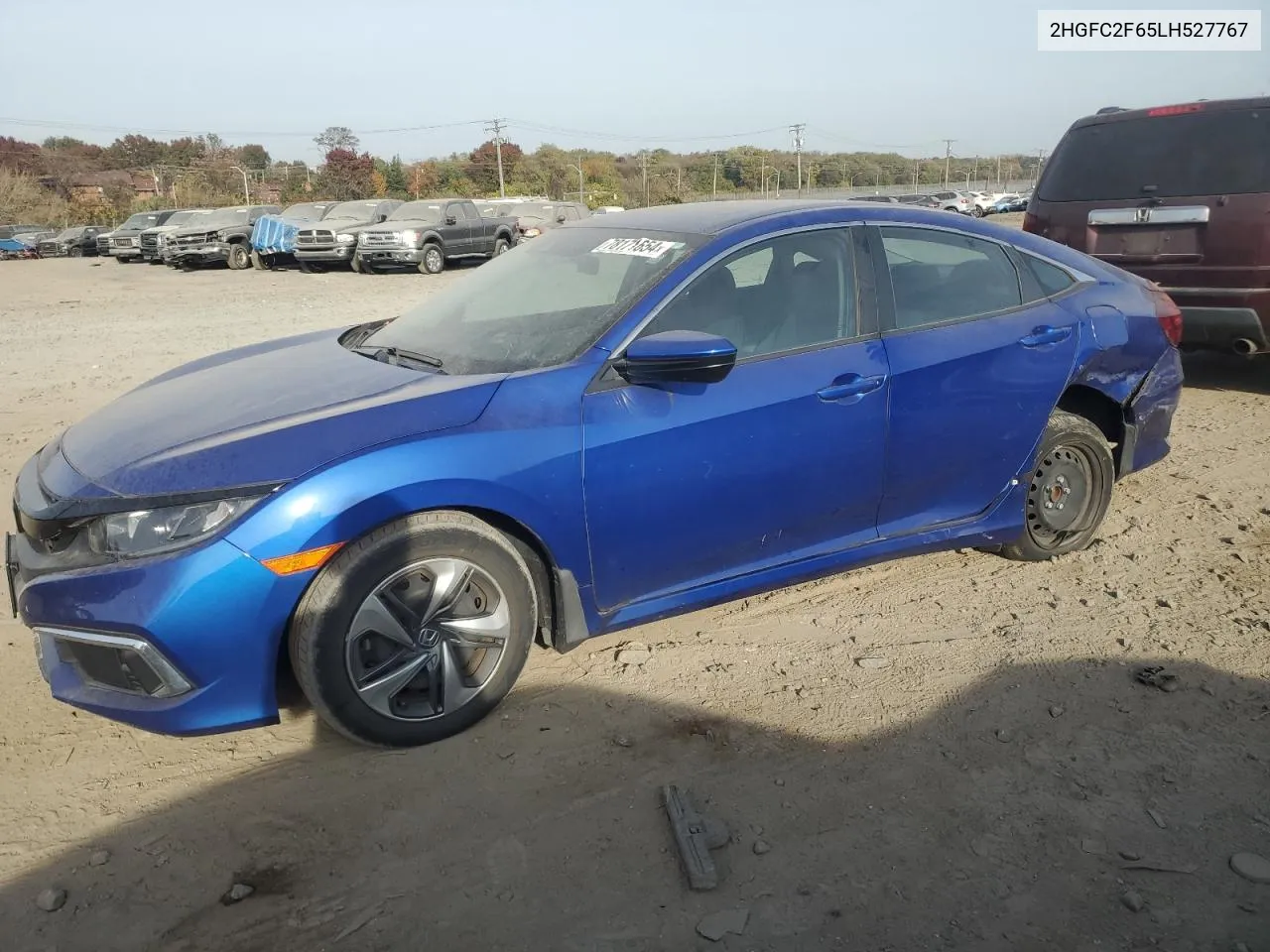 2020 Honda Civic Lx VIN: 2HGFC2F65LH527767 Lot: 78171654