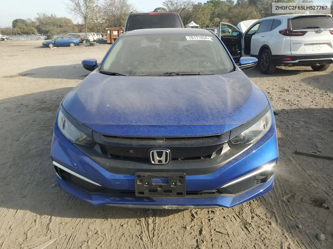 2020 Honda Civic Lx VIN: 2HGFC2F65LH527767 Lot: 78171654