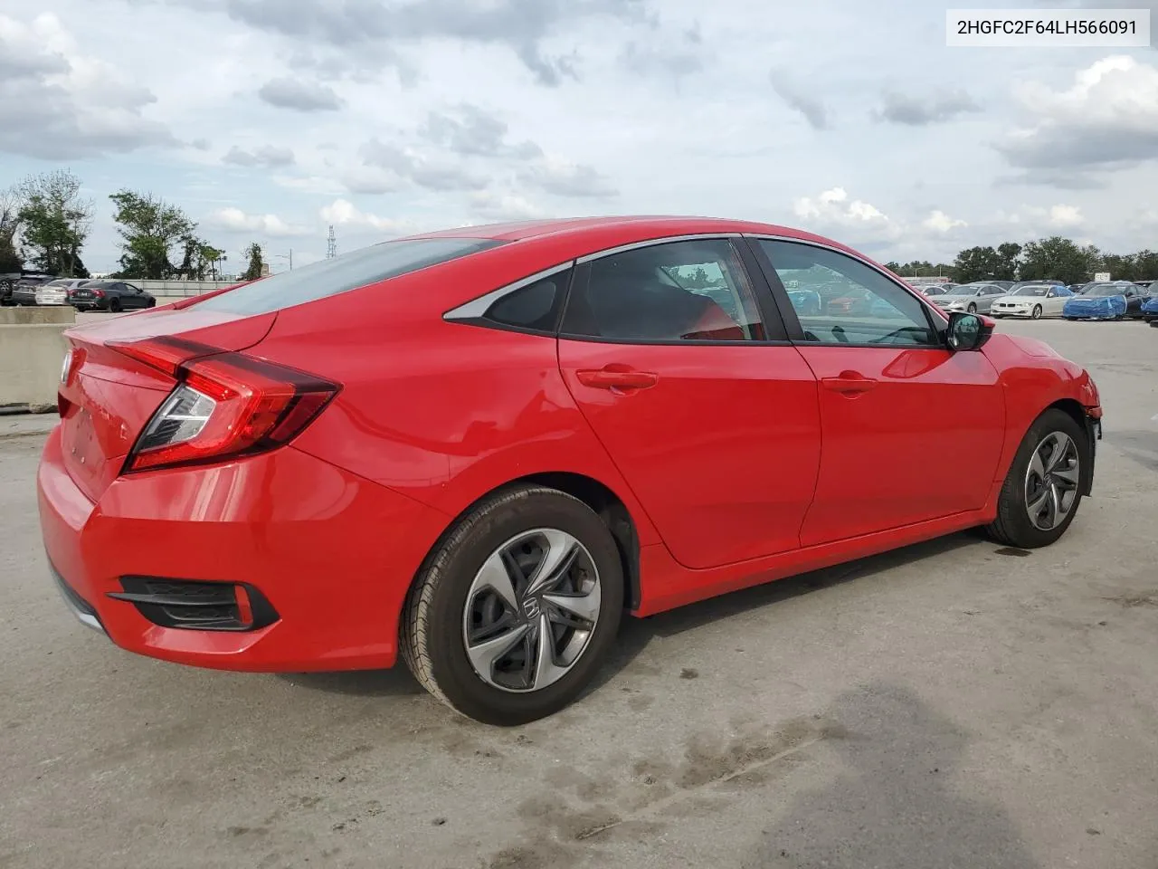 2020 Honda Civic Lx VIN: 2HGFC2F64LH566091 Lot: 78252304